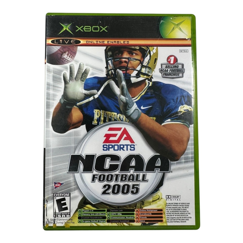 EA Sports NCAA Football 2005 & Top Spin Xbox‎ Game Bundle